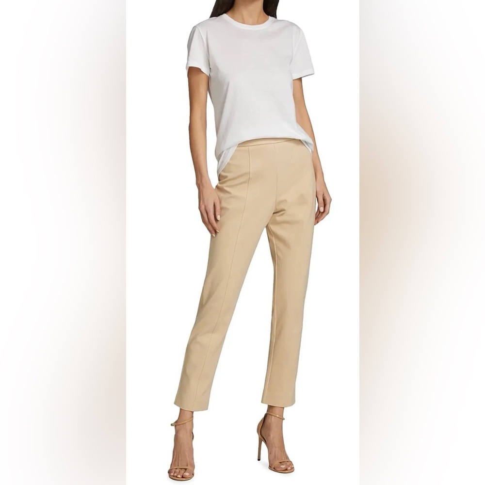 SAKS FIFTH AVENUE COLLECTION KNIT STRAIGHT-LEG CROPPED PANTS NWT SZ 14